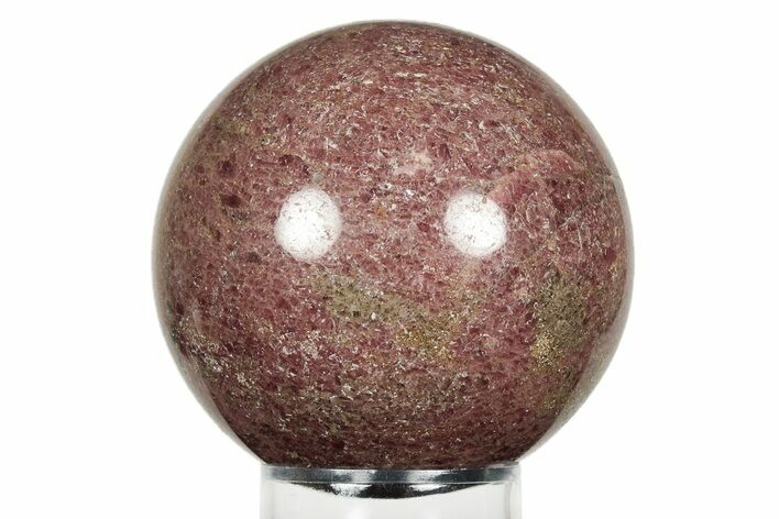 Polished Rhodonite Sphere - Madagascar #245339